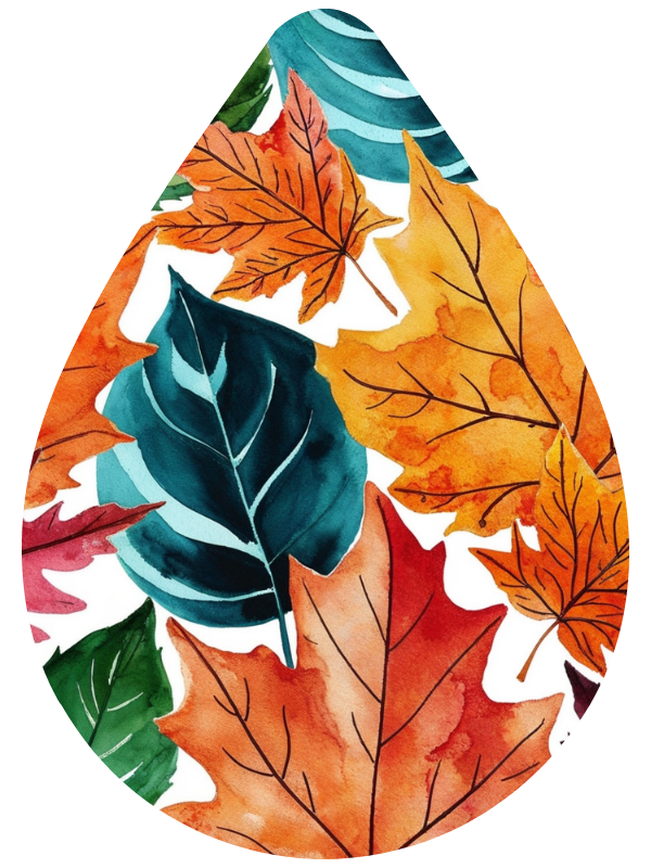 Fall Tear Drop Earrings