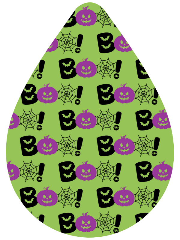 Halloween Tear Drop Earrings