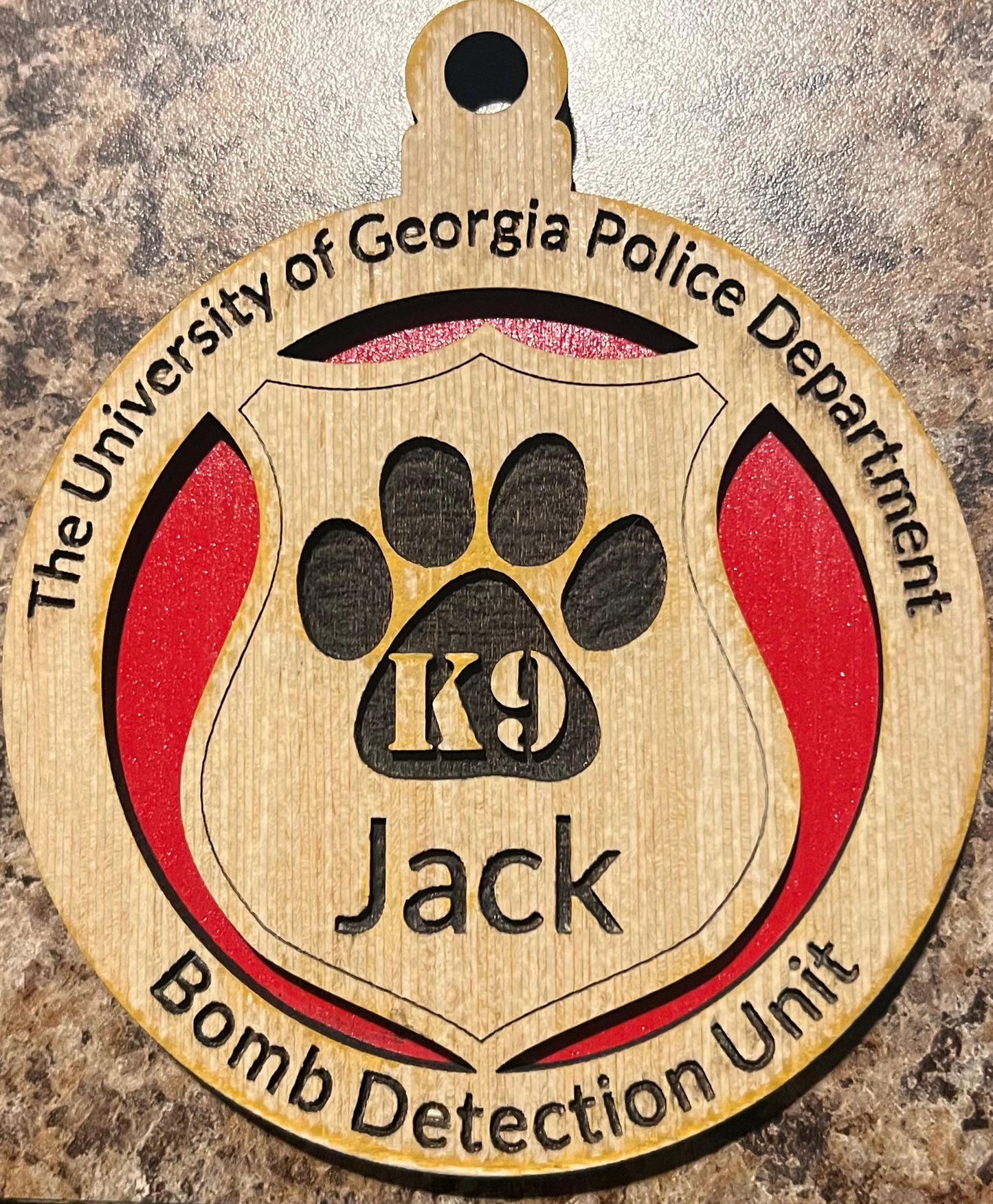 Police Officer or Police K9 Ornament