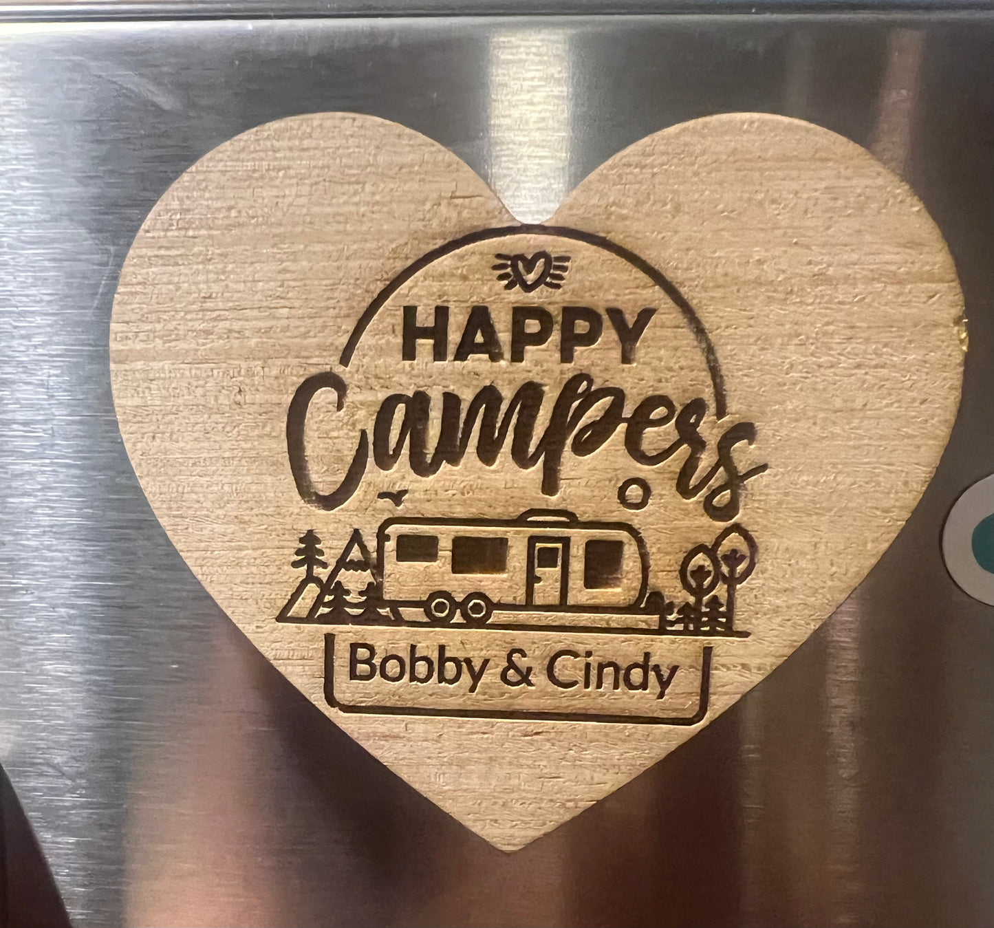 Refrigerator Magnet - Happy Campers
