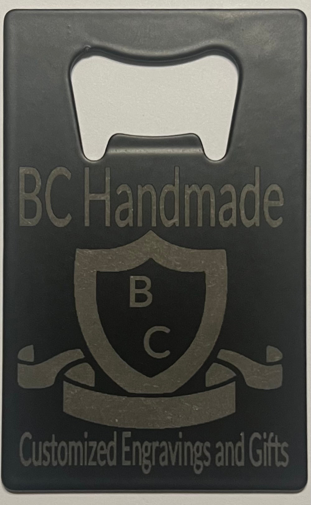 Customized Engraved Credit Card Size Bottle Opener