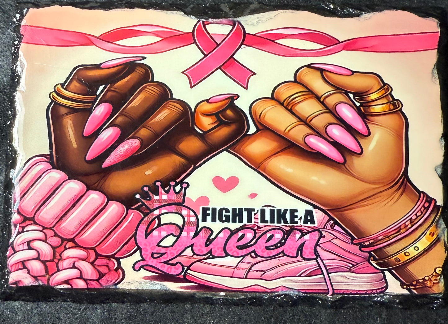 Cancer Awareness Photo Slate