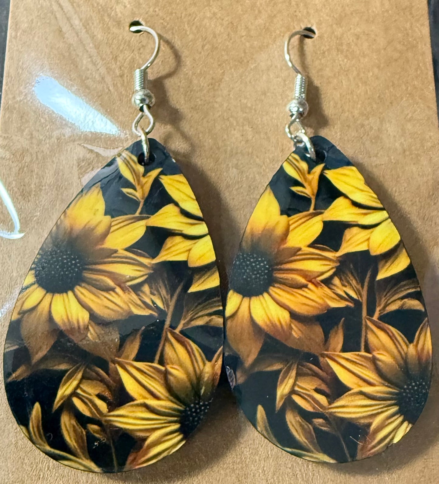 Teardrop Earrings Floral