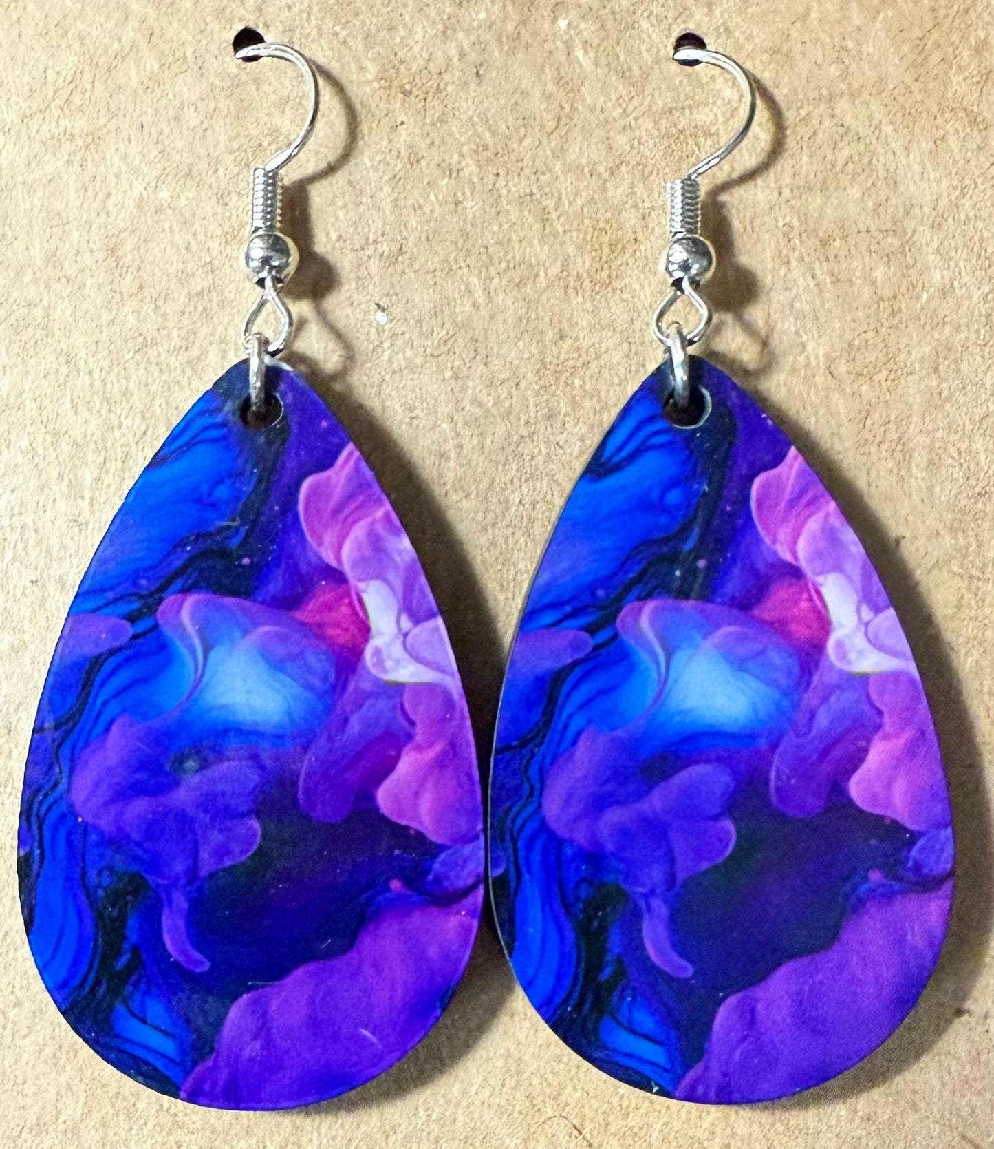 Teardrop Earrings Cosmic