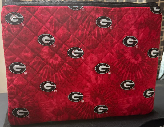 Larger Quilted Cosmetic Bag